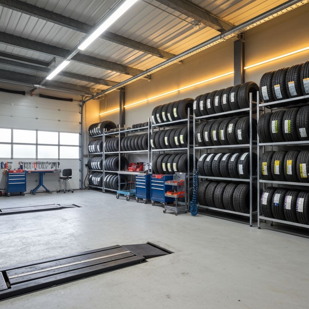Atelier de réparation pneus