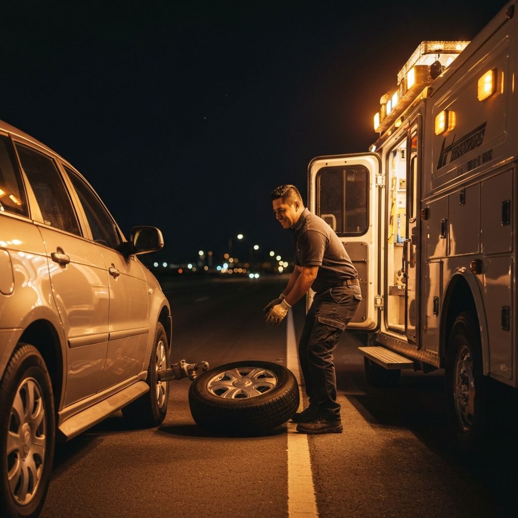 Dépannage routier pneu